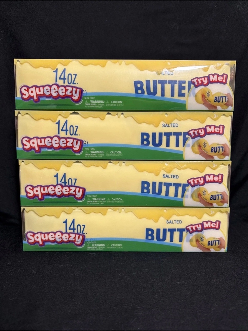 Sunny Days Squeeze Butter Squishy Stress Toy Viral Fidget Toy 14 oz lot of 4